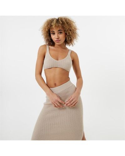 Knitted Bralette Brown