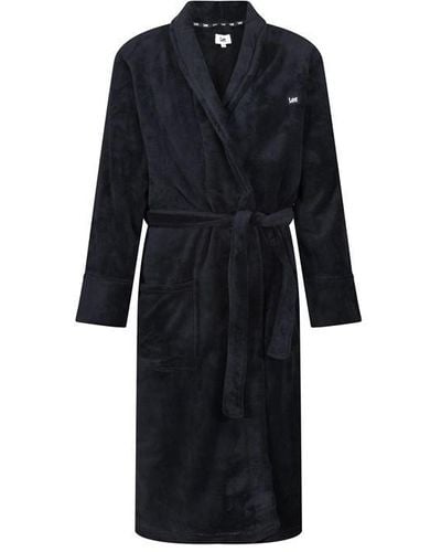 Lee Jeans Ohio Dressing Gown Robe - Blue