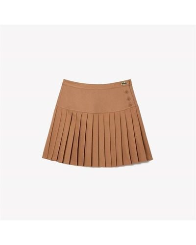 Lacoste Heritage Skirt - Brown