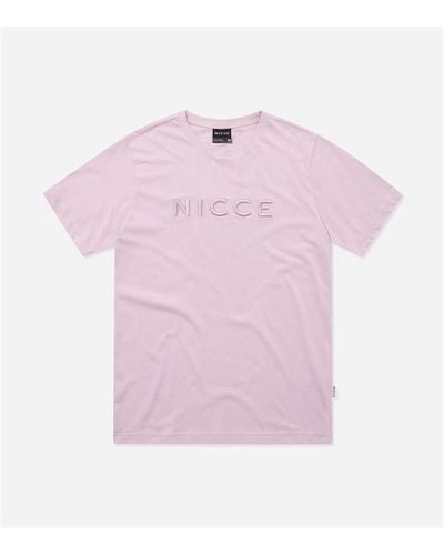 Nicce London Mercury T Shirt - Pink