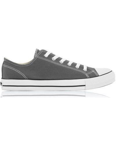 SoulCal & Co California Canvas Low Trainers - Grey
