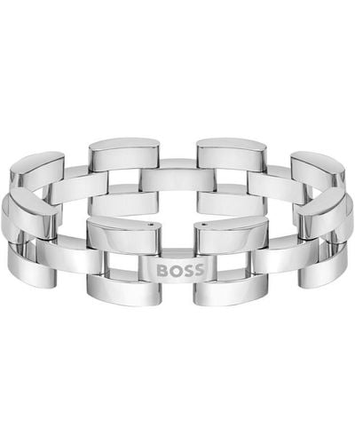 BOSS Sway Stainless Steel Bracelet - Metallic