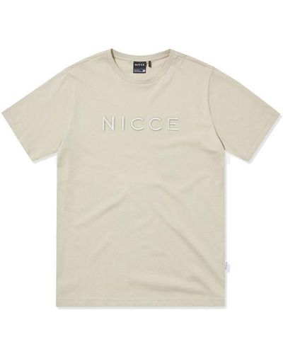 Nicce London Mercury T Shirt - Natural