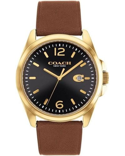 COACH Greyson Watch - Metallic