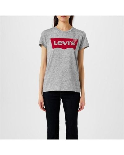 Levi's Logo T Shirt - Grey