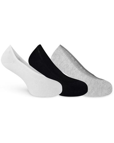 Jack Wills Invisible Sock 5 Pack - Black