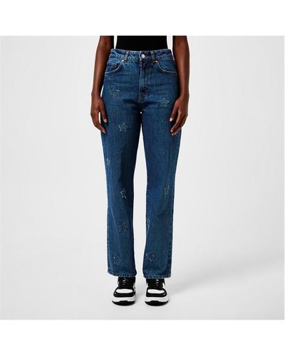 HUGO Gilissi Relaxed Fit Jeans - Blue