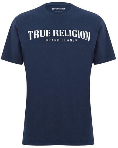 True Religion Reflective T-shirt - Blue