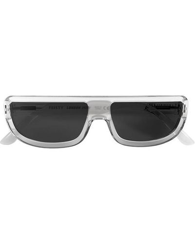 London Mole Feisty Sunglasses - Clear - Black