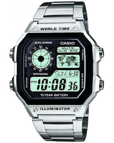 G-Shock World Time Chrono Watch Ae-1200whd-1avef - Multicolour
