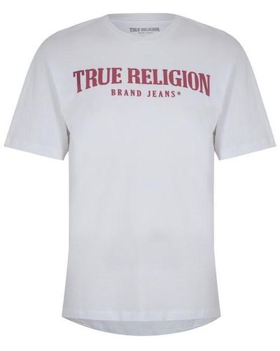 True Religion Relax Arch Tee - White