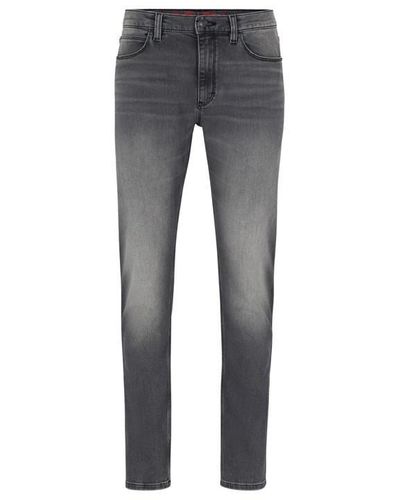 HUGO Extra-slim-fit Jeans - Grey