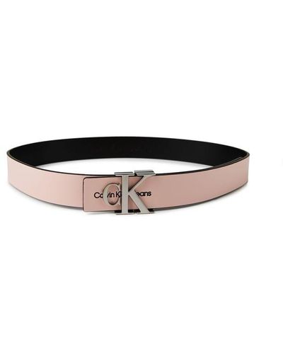 Calvin Klein Monogram Hardware Belt - Pink