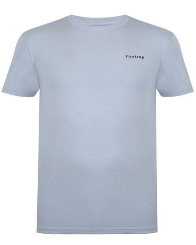 Firetrap Trek T Shirt - Blue