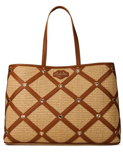 Love Moschino Lm Summer Tote Ld42 - Brown