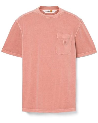 Timberland Timb Chest Pocket T Sn43 - Pink