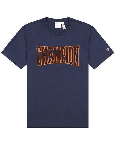 Champion Bookstore T Shirt - Blue