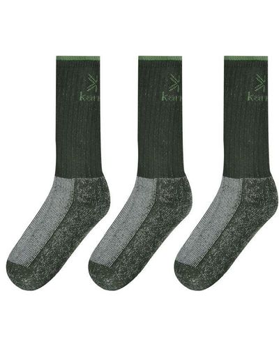 Karrimor Midweight Boot Sock 3 Pack - Green