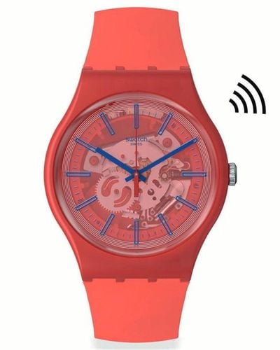 Swatch Rddr Thn Rd Py! Wtch - Red