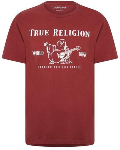 True Religion Buddha T Shirt - Red