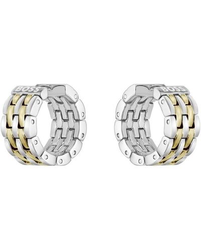 BOSS Ladies Jewellery Isla Earrings 1580531 - Metallic
