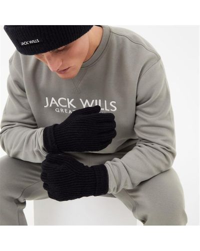 Jack Wills Tonbridge Gloves - Grey
