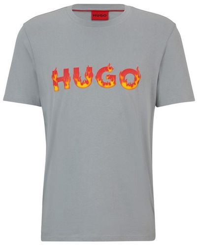 HUGO Danda T-shirt - Grey