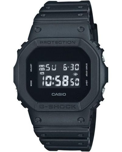 G-Shock G-shock Alarm Chronograph Watch Dw-5600bb-1er - Black