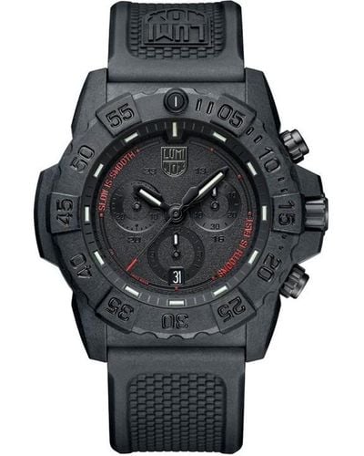 Luminox Navy Seal Chronograph 3580 Series Watch - Black