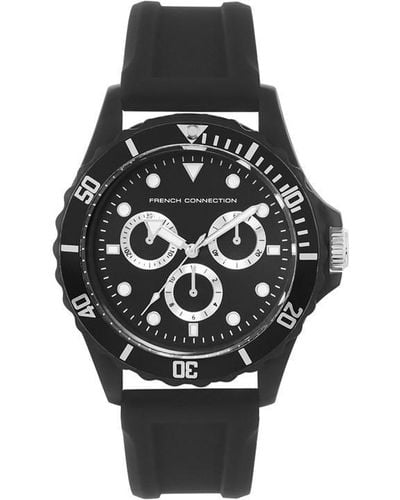 French Connection Fc Anlg D Watch Sn99 - Black