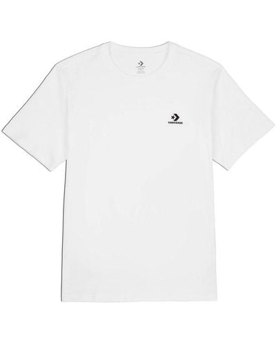 Converse Logo T Shirt - White
