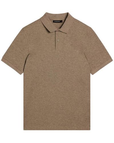 J.Lindeberg Troy Polo Shirt - Brown