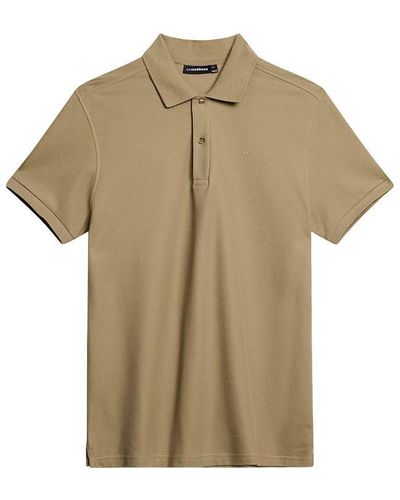 J.Lindeberg Troy Polo Shirt - Natural