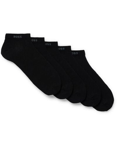 BOSS 5 Pack Uni Socks - Black