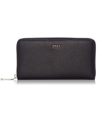 DKNY Sutton Large Zip Around Purse - Black