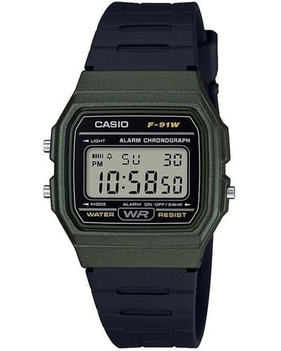 G-Shock Classic Watch F-91wm-3aef - Black