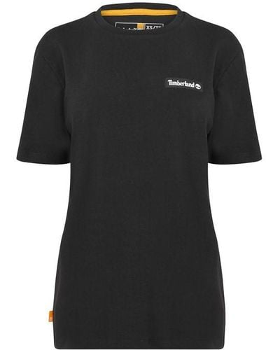 Timberland Badge T Shirt - Black