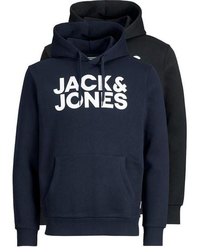 Jack & Jones Corp 2-pack Hoodie - Blue