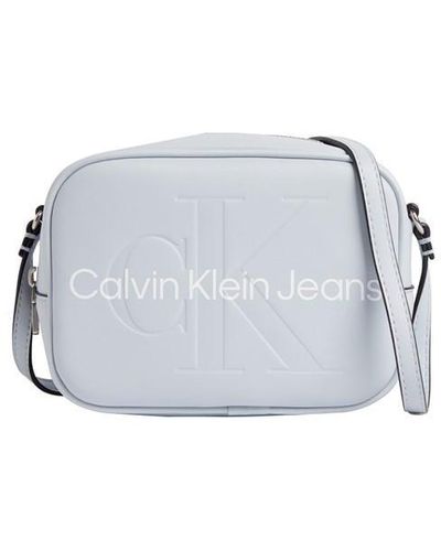 Calvin Klein Sculpted Cross Body Bag - Grey
