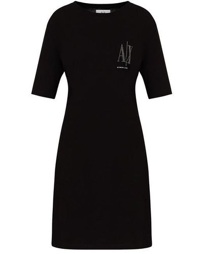 Armani Exchange T Dress Ld42 - Black