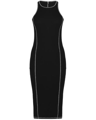 McQ Slouch Maxi Dress - Black
