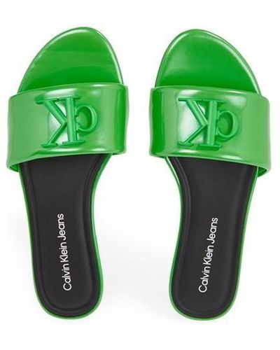 Calvin Klein Flat Slide Ld42 - Green