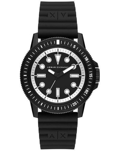 Armani Exchange Leonardo Watch 42mm - Black