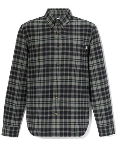 Timberland Heavy Flannel Shirt - Grey