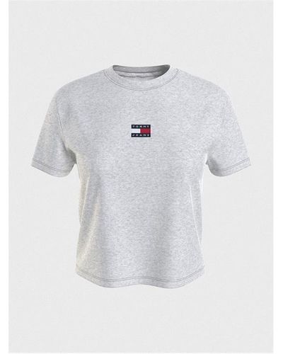 Tommy Hilfiger Centre Badge T-shirt - White
