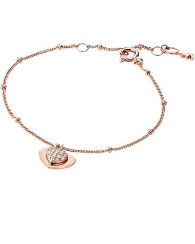 Michael Kors Love Rose Gold Bracelet Mkc1118an791 - Metallic