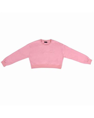 Project X Paris Crop Sweatshirt - Pink