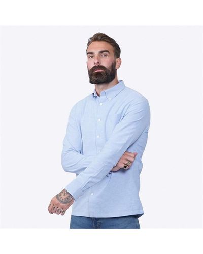 Firetrap Basic Oxford Shirt - Blue