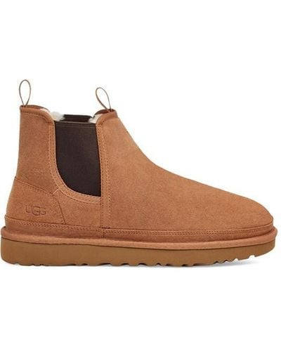UGG Neumel Suede Chelsea Boots - Brown