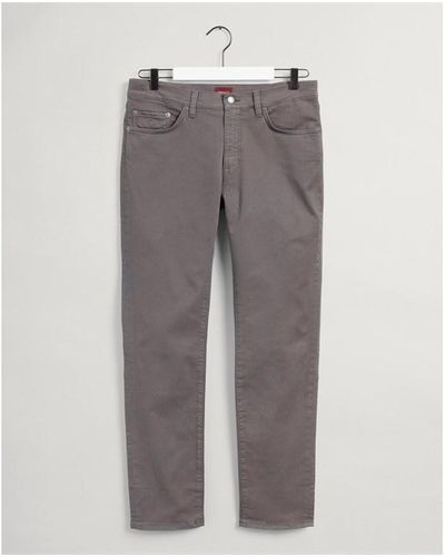 GANT Hayes Slim Fit Desert Jeans - Grey